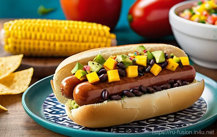 퓨전 핫도그의 간편 조리법 - **Prompt for "Asian Dream Hot Dog":**
A close-up, high-angle shot of a gourmet "Asian Dream" hot... 퓨전 핫도그의 간편 조리법 - **Prompt for "Asian Dream Hot Dog":**
A close-up, high-angle shot of a gourmet "Asian Dream" hot...