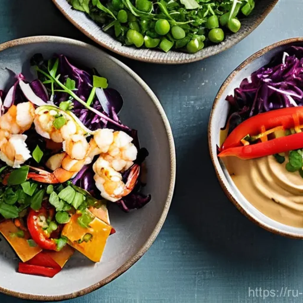 퓨전 패스트푸드 밀키트 제작 팁 - **"The Perfect Fusion Meal Kit Experience"**: A top-down, brightly lit, and highly detailed photogra...